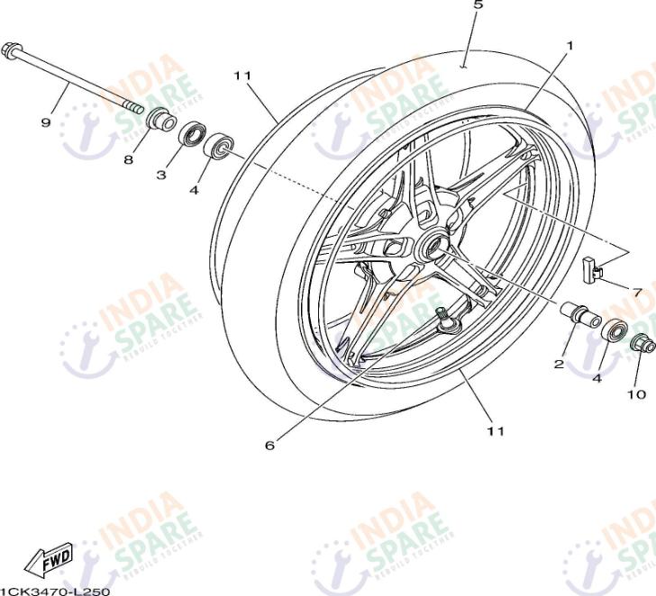 FRONT WHEEL